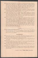 1883 M. kir belügyminisztérium körözvényei. elveszett, ellopott tárgyak, talált gyermek, stb 4 p