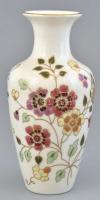 Zsolnay pillangó mintás porcelán váza. Kézzel festett, jelzett, hibátlan. 16 cm