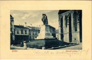 1913 Kassa, Kosice; Honvéd szobor. W.L. Bp. 6210. / military monument