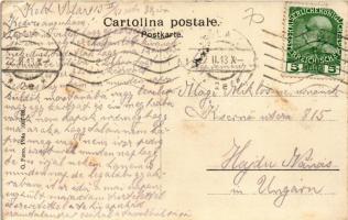 1913 K.u.K. Kriegsmarine 24 cm Geschütz Achterer Turm / Osztrák-magyar haditengerészet hadihajójának...