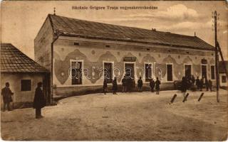 1940 Maroshévíz, Toplita; Bacanie / Grigore Truta vegyeskereskedése, üzlet / shop (EK)