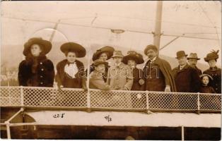 1912 Abbazia, Opatija; hajókirándulás / boat trip. photo