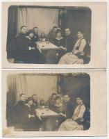 9 db RÉGI első világháborús osztrák-magyar katonai fotó / 9 pre-1945 WWI K.u.k. military photos