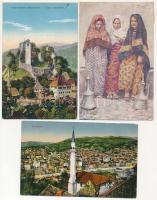 15 db RÉGI bosnyák képeslap / 15 pre-1945 Bosnian postcards