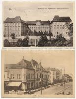 11 db RÉGI történelmi magyar város képeslap / 11 pre-1945 town-view postcards from the Kingdom of Hu...