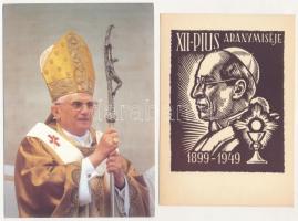 12 db MODERN motívum képeslap: pápák / 12 modern motive postcards. popes