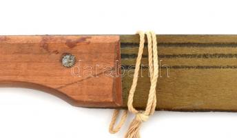 Machete, bozótvágó kés bronzírozott pengével. 64 cm