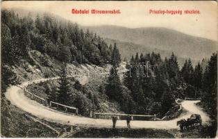 Priszlop-hegység, Priszlop-hágó, Pasul Prislop (Máramaros, Maramures); Priszlopi hegyi szoros, út / Prislop mountain pass, road (Rb)