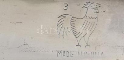 Machete, bozótvágó kés jelzett, kakasos pengével., bőr tokkal 57 cm