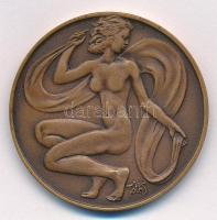 Tóth Sándor (1933-) 1980. "III. Nyíregyházi Sporthetek" kétoldalas Br emlékérem (42,5mm) T...