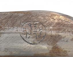 Dísztőr, piros és zöld köves berakással 27 cm