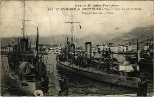 Marine Militaire Francaise, Claymore et Coutelas Torpilleurs au petit Rang / French Navy destroyers