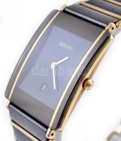 Rado Diastar kerámia és fém tokos és szíjas, extra karcálló, naptáras férfi karóra. Svájci óra kvarc...