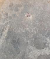Ezüst (Ag) pudrié, fedelén "Pisti" felirattal, jelzett, kissé kopottas, d: 6,5 cm, nettó: ...