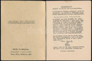 Hoffmann-féle Hordómérő táblázat a hordó litertartalma kiszámításához, Budapest, 26p