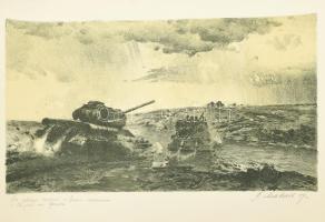 cca 1960 össz. 9 szovjet szocreál és történelmi nyomat és sokszorosított grafika, 2 db Lenint ábrázo...