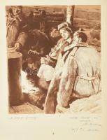 cca 1960 össz. 9 szovjet szocreál és történelmi nyomat és sokszorosított grafika, 2 db Lenint ábrázo...