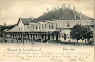 1900 Párkánynána, Párkány-Nána, Parkan-Nána, Parkan, Stúrovo; pályaudvar, vasútállomás / railway station