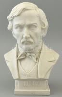 Herendi Nikolaus Lenau (1802-1850) biszkvit porcelán büszt. Jelzett, hibátlan. m: 27 cm