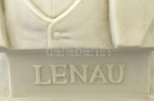 Herendi Nikolaus Lenau (1802-1850) biszkvit porcelán büszt. Jelzett, hibátlan. m: 27 cm