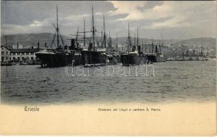 Trieste, Trieszt; Arsenale del Lloyd e cantiere S. Marco
