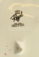 Royal Crown táncoló hölgy porcelán figura. Kézzel festett, jelzett, hibátlan m: 26 cm