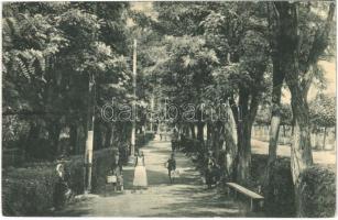 1928 Marosújvár, Uioara, Ocna Mures; Parcul bailor / Fürdő park / spa park (EB)