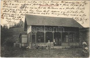 1930 Késmárk, Kezmarok; Jeruzsálem-hegyi kioszk / Jeruzalemsky vrch / mountain kiosk, inn (EK)