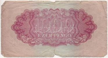 1944. 1000P "A Vörös Hadsereg Parancsnoksága" "TP 773940" T:III- Adamo P48