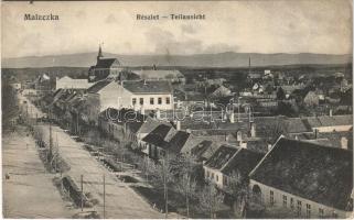 1912 Malacka, Malacky; látkép. Malaczkai könyvnyomda Wiesner A. kiadása / general view (fl)