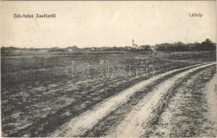 1925 Zselíz, Zeliezovce; látkép / general view