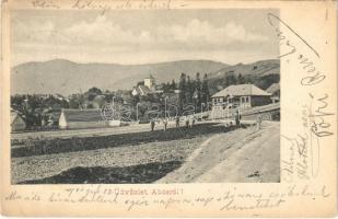 1900 Abos, Obisovce; látkép / general view (EK)