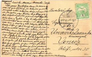 1912 Szeged, Széchenyi tér, Lányi János cukrászdája, Weber Mátyás üzlete, temetkezési intézet, villa...