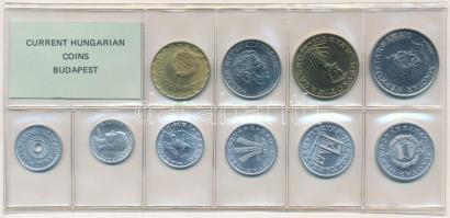 1988. 2f-20Ft (10xklf) érmés forgalmi sor fóliatokban T:1 Adamo FO21
