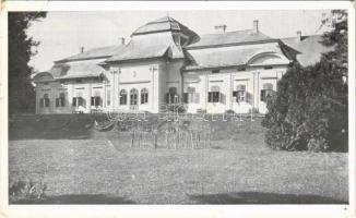 1933 Bély, Biel; Sennyey kastély. Hátoldalon Sennyey Béla levele és aláírása / castle (EB)