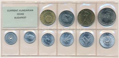 1989. 2f-20Ft (10xklf) érmés forgalmi sor fóliatokban T:1 Adamo FO22