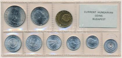 1981. 2f-10Ft (9xklf) érmés forgalmi sor fóliatokban T:1 
Adamo FO14