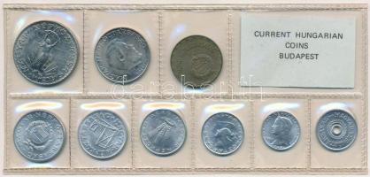1980. 2f-10Ft (9xklf) érmés forgalmi sor fóliatokban T:1 kis patina Adamo FO13