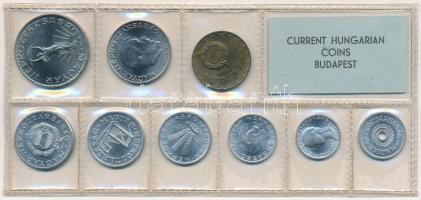 1977. 2f-10Ft (9xklf) érmés forgalmi sor fóliatokban T:1 kis patina
Adamo FO10