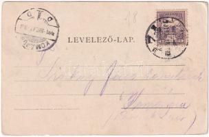 1901 Kassa, Kosice; Felső-Magyarországi Múzeum. Hajts Kornél felvétele. Breitner Mór kiadása / Museu...