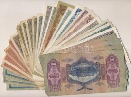 30db vegyes korona, pengő bankjegy T:III-IV