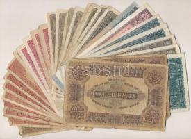 30db vegyes korona, pengő bankjegy T:II-IV