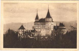 Bajmóc, Bojnice; Gróf Pálffy várkastély / Bojnicky hrad / castle (gyűrődés / crease)