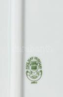 Zsolnay tollazott 6 személyes szendvicses készlet. Barokk mintás fehér étkészlet, kézi festésű tolla...