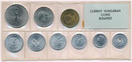 1971. 2f-10Ft (9xklf) érmés forgalmi sor fóliatokban T:1 kis patina Adamo FO4