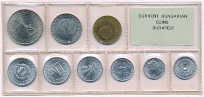 1982. 2f-10Ft (9xklf) érmés forgalmi sor fóliatokban T:1 Adamo FO15