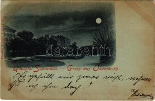1898 (Vorläufer) Sopron, Oedenburg; este (apró szakadás / tiny tear)