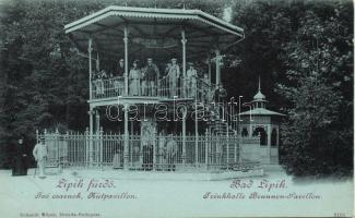 Lipik-fürdő Drinking pavillon Litho