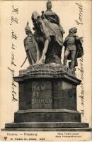1905 Pozsony, Pressburg, Bratislava; Mária Terézia szobor / statue (EK)