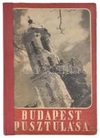 Budapest pusztulása. Bp., 1946, Officina. Javított gerincű félvászon kötés, kopottas állapotban.